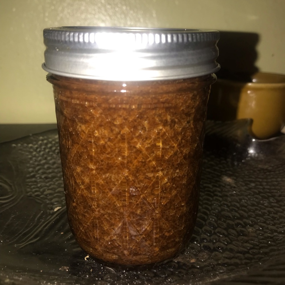 HOMEMADE PLAM SUGAR COCONUT SCRUB